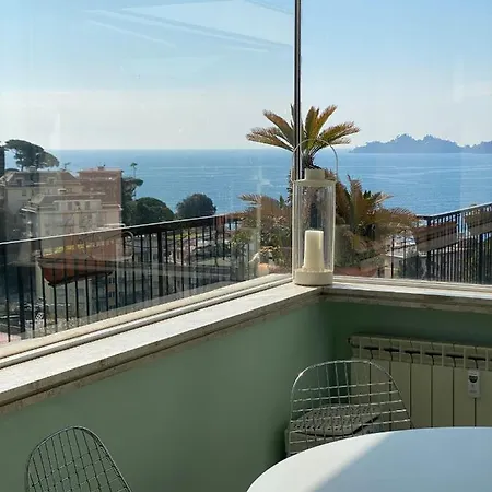 Grande Attico Con Vista Vicino Al Centro By Portofinovacanze Apartamento Rapallo